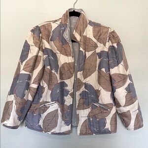 OOAK vintage floral Huba printed puff sleeve jacket